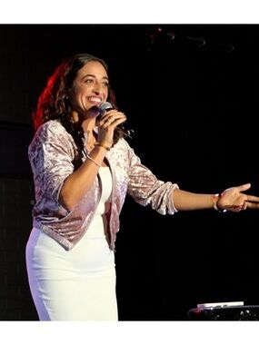 PINK ROSE | Crushed Velvet Jacket